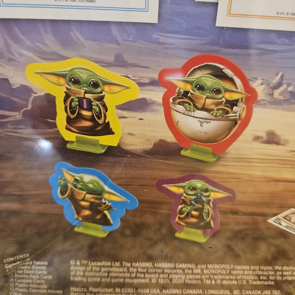 Star Wars The Mandalorian Monopoly Board Game SEALED Complete - Picture 4 of 16